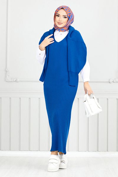 ModaMerve Knitwear Blouse Gilet Suit 930Klb1051-M Saks