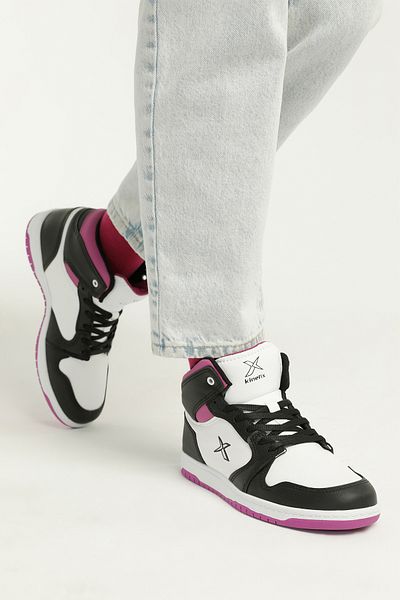 Kinetix Γυναικείο ψηλό αθλητικό παπούτσια Jones Pu Hi W 2pr White