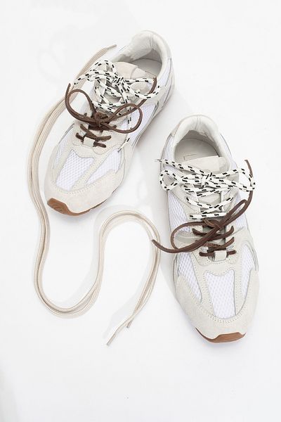 LuviShoes Serena White Suede Genuine Leather Mesh Women's Sports Shoes