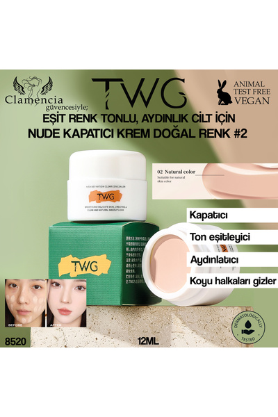 twg Pure Kapatıcı Krem (Dpğal Renk) 02