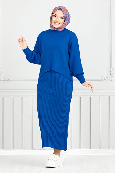 ModaMerve Knitwear Blouse Gilet Suit 930Klb1051-M Saks