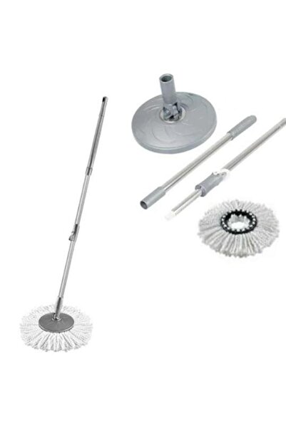 abnturk Hediyeli Dönerli Mop Kovası için Komple Yedek Microfiber Paspas Seti,...