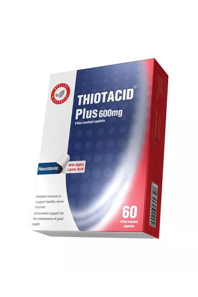 EVAPHARMA Thiotacid Plus 600Mg Caps 60S