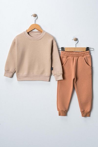 c.c.l. coccolin kids baby clup Children's Colorful Basic Bottom Top Tracksuit Set