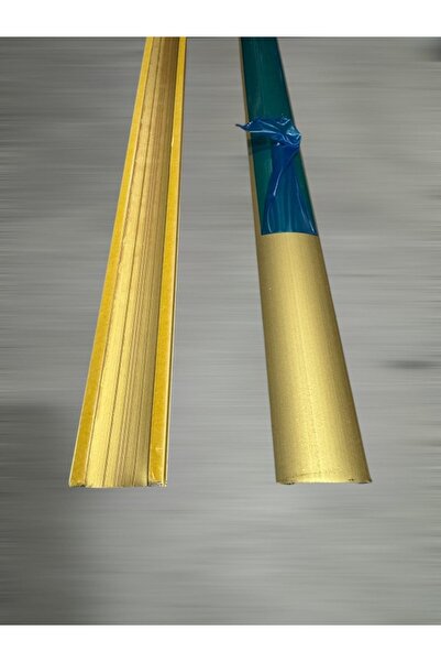 Nalbur Bakkal Alüminyum Gold Sarı Parke Eşik Çıtası 82 cm Genişlik 35mm Parke Eşik Profili
