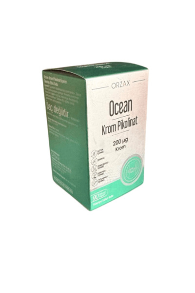 Orzax OCEAN KROM PİKOLİNAT 200 MCG 90 KAPSÜL