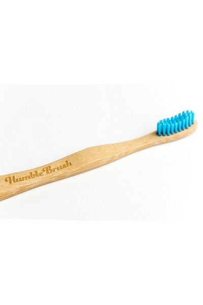 Humble Brush فرشاة أسنان من الخيزران باللون الأزرق المتوسط