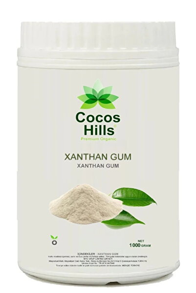 Cocos Hills Xanthan Gum Gluten Free ( Glütensiz Ksantan Gam ) 1.000 Gram