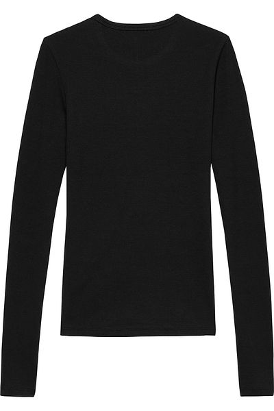 Tommy Hilfiger Black Round Neck Full Sleeve Textured T-shirts