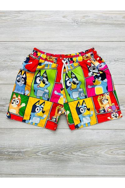 ÖYKÜ KİDS Character Patterned Boys' Sea Shorts