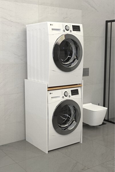 Remaks Solévo Banyo Dolabı Çamaşır Ve Kurutma Makinesi Dolabı Meşe