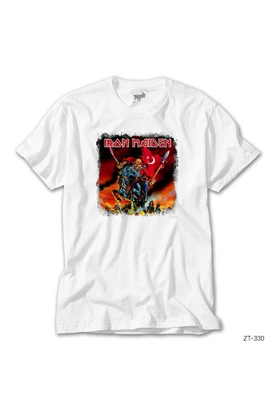 CrowsGate Iron Maiden Turk White T-Shirt