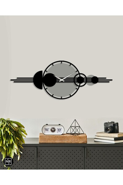 NR Dizayn Dekoratif Metal Duvar Saati