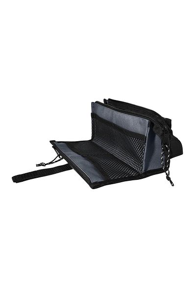 Jacbag Γκρι διπλό επιτραπέζιο τσαντάκι μολυβιού διπλής θήκης