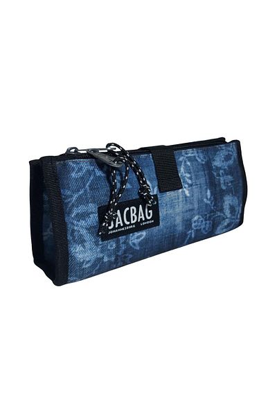 Jacbag Δίδυμη τσάντα μολυβιού με μοτίβο λουλουδιών - Επιτραπέζιο διπλό διαμέρισμα