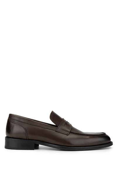 Tamer Tanca Men's Genuine Leather Brown Loafer Shoes