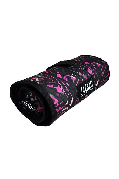 Jacbag Ροζ Γεωμετρική Senior Artistic Roll Organizer Τσάντα μολυβιού (Κορίτσι/Γυναικεία)