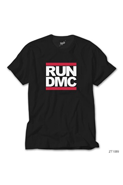 CrowsGate Κλασικό μαύρο μπλουζάκι Run DMC