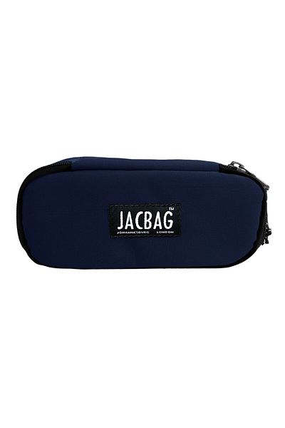 Jacbag Navy Blue Men's Oval XL Organizer Pencil Case Pen Holder