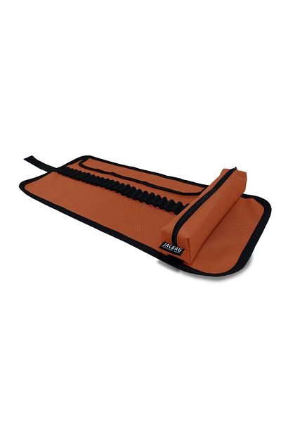 Jacbag Πορτοκαλί πλακάκι Senior Artistic Roll Organizer Τσάντα μολυβιού για γυναίκες/κορίτσια