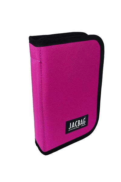 Jacbag Σκούρο ροζ Σκληρό κάλυμμα Elastic Organizer Organizer Στυλόθήκη