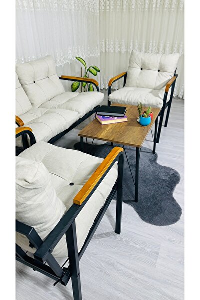 Madame Home Kaktüs Balkon, Bahçe,teras,cafe - Salon - Metal Kanepe Koltuk Tak...