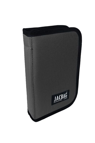 Jacbag Γκρι σκληρό κάλυμμα Elastic Organizer Organizer Στυλόθήκη