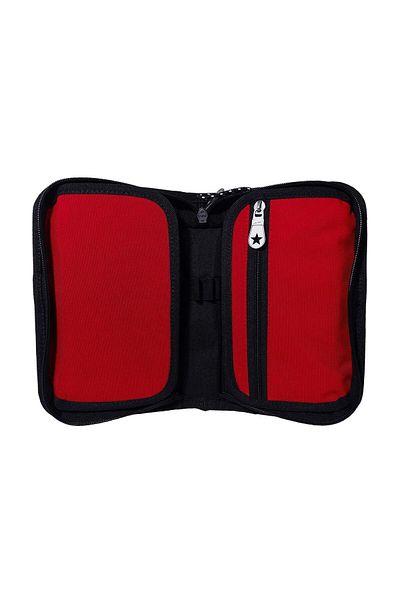 Jacbag Κόκκινο σκληρό κάλυμμα Elastic Organizer Organizer Στυλόθήκη