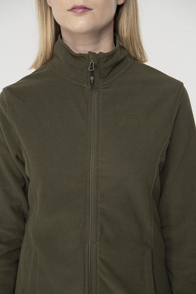 2AS Hanorac din fleece pentru femei Peridot cu fermoar complet