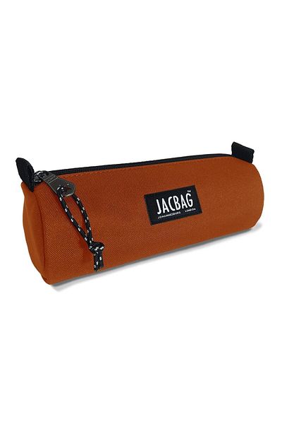 Jacbag Πλακάκι Πορτοκαλί Κοριτσίστικο Μονόφθαλμο Κυλινδρικό Μολυβοθήκη - Μολυβοθήκη