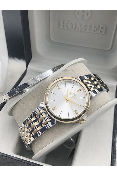 Homies Women's Watch New Season with Steel Bracelet Gift Hmse- 202062210