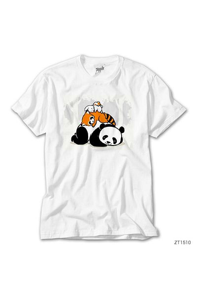 CrowsGate Animals Sleeping White T-Shirt