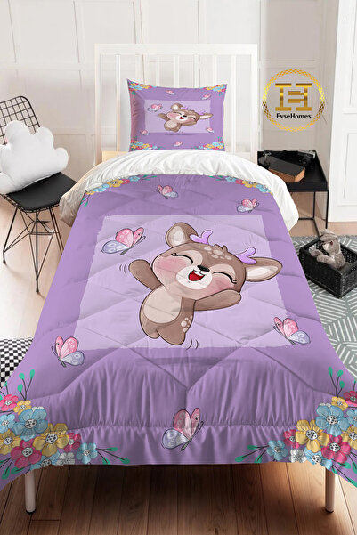 EVSEHOMES Happy Little Deer Quilting Set (Quilting - Pillow Cover)