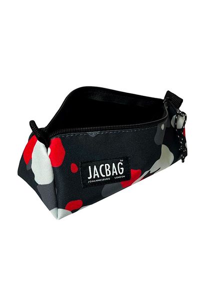 Jacbag Κόκκινη μολυβοθήκη παραλλαγής μονής θήκης Triangle School & Office