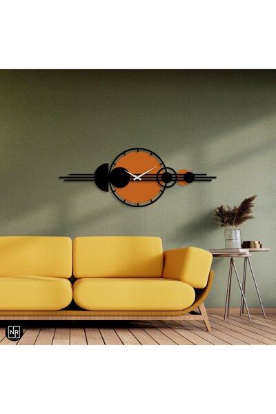 NR Dizayn Dekoratif Metal Duvar Saati