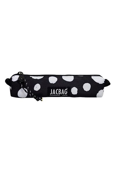 Jacbag Θήκη για στυλό Prism Jac Μονόχωρο Μαύρο/Λευκό Κορίτσι με στίγματα