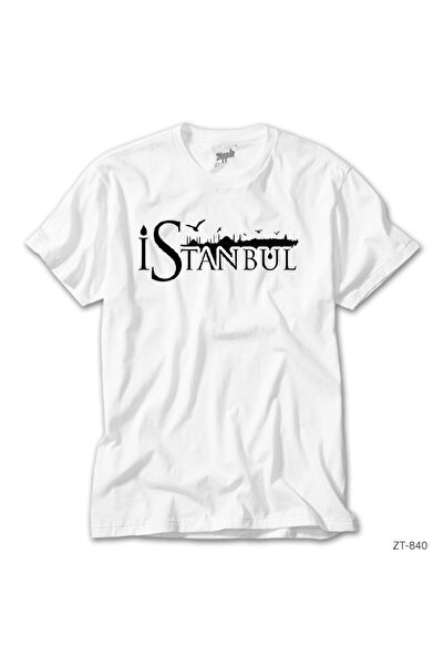 CrowsGate Λευκό μπλουζάκι Istanbul Hat 5XL