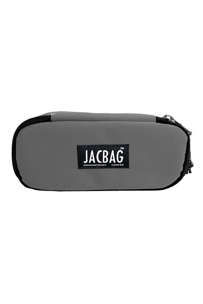 Jacbag Γκρι Ενήλικες/Αγόρια Οβάλ XL Organizer Μολυβοθήκη Μολυβοθήκη