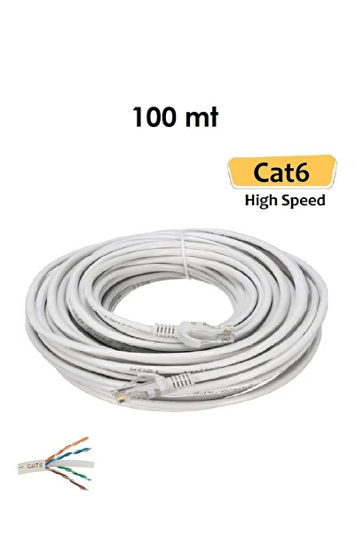 ANKTEK Cat6 İnternet Kablosu Ethernet Utp Patch Kablo EzRj45 Cat 6 High Speed...