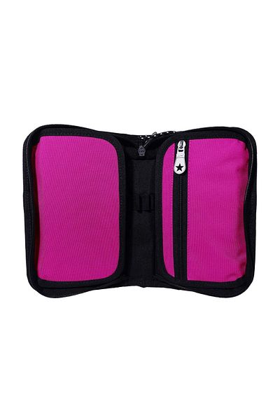 Jacbag Σκούρο ροζ Σκληρό κάλυμμα Elastic Organizer Organizer Στυλόθήκη