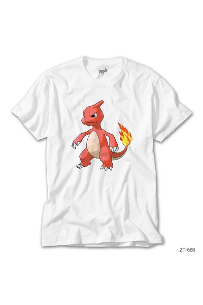 CrowsGate Pokemon Charmelon White T-Shirt