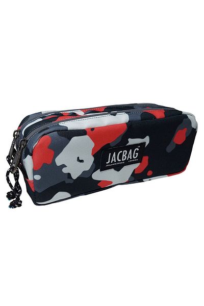 Jacbag Κόκκινη Σχολική τσάντα μολυβιού δύο ματιών παραλλαγής - Αγόρι