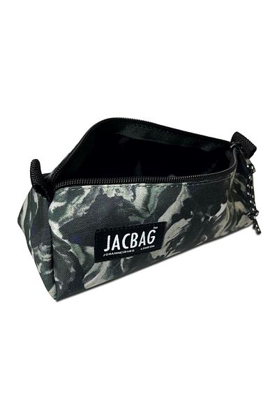 Jacbag Γκρι Καμουφλάζ Αγόρια Μονόχωρο Τρίγωνο Σχολείο και Μολυβοθήκη Γραφείου