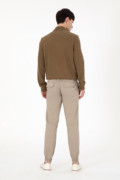 U.S. Polo Assn. Erkek Açık Haki Kanvas Pantolon 50291174-VR183