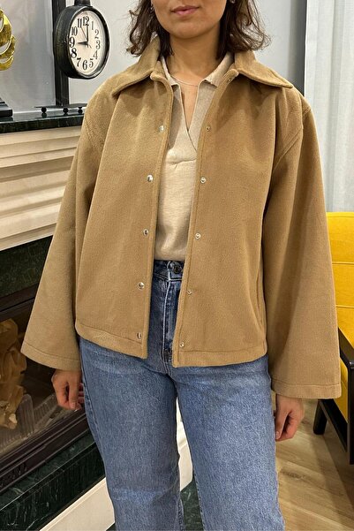 SeHlen Butik Taba Orijinal Marka Çıtçıtlı Ceket