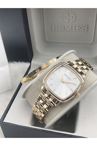 Homies Women's Watch New Season with Steel Bracelet Gift Hmse- 202062211