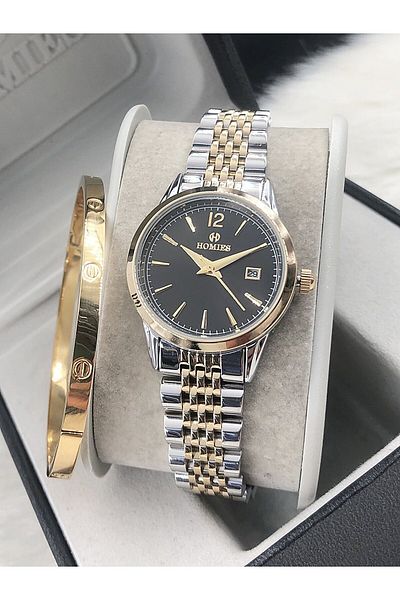 Homies Women's Watch New Season with Steel Bracelet Gift Hmse- 202062228