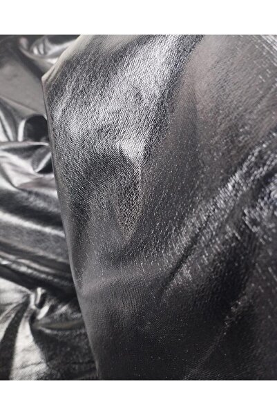 Kumaş Parça Три нитки, блискуче покриття, чорний колір, ширина: 150