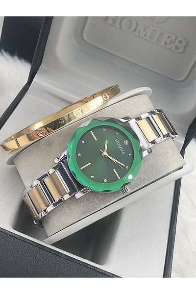 Homies Women's Watch New Season with Steel Bracelet Gift Hmse- 202062234