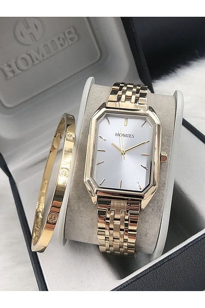 Homies Women's Watch New Season with Steel Bracelet Gift Hmse- 202062222